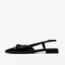 Sensa15 Bow da donna in pelle nera Nessuna US