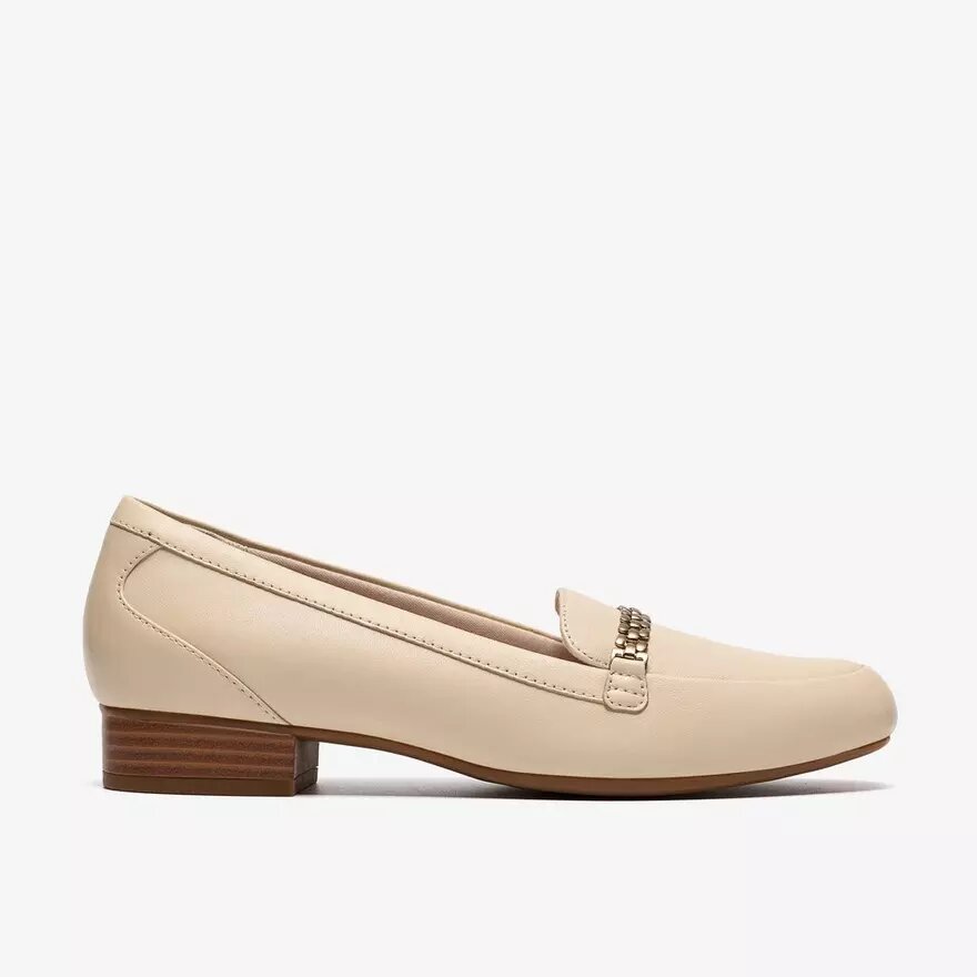 Slip-on da donna Juliet Mia in pelle color crema Slip-on da donna Juliet Mia in pelle color crema