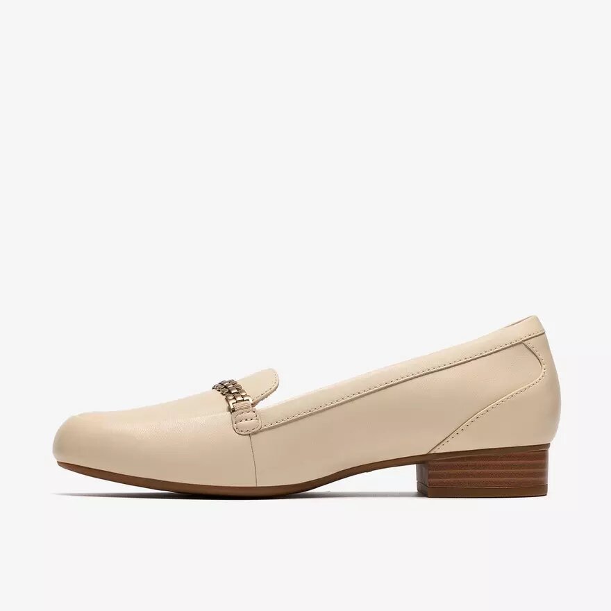 Slip-on da donna Juliet Mia in pelle color crema Slip-on da donna Juliet Mia in pelle color crema
