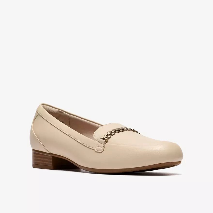 Slip-on da donna Juliet Mia in pelle color crema Slip-on da donna Juliet Mia in pelle color crema