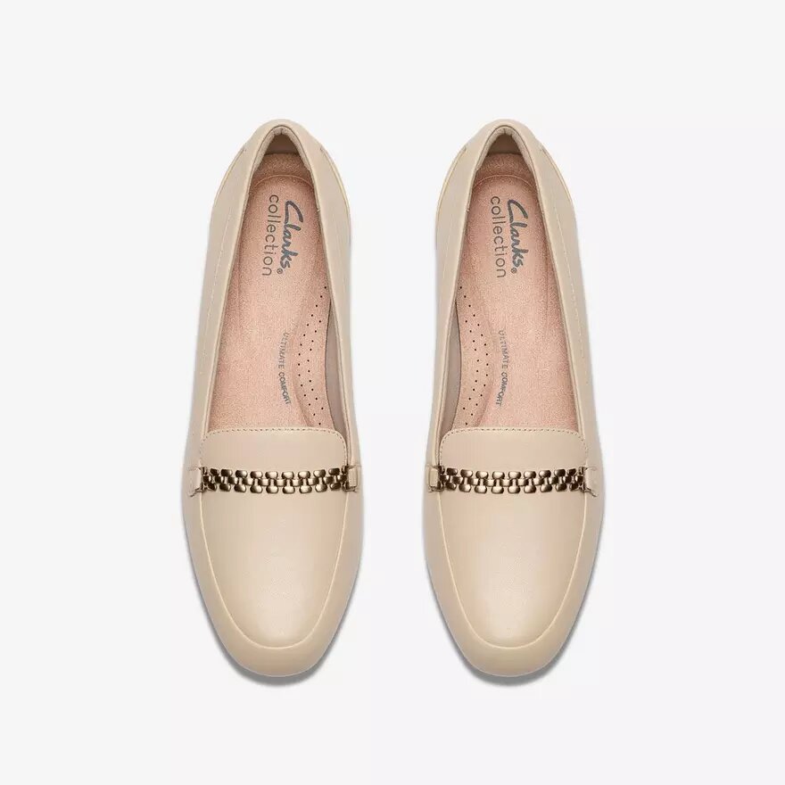 Slip-on da donna Juliet Mia in pelle color crema Slip-on da donna Juliet Mia in pelle color crema