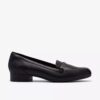 Slip-on da donna Juliet Mia in pelle nera Slip-on da donna Juliet Mia in pelle nera