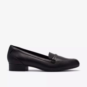 Slip-on da donna Juliet Mia in pelle nera
