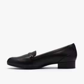 Slip-on da donna Juliet Mia in pelle nera