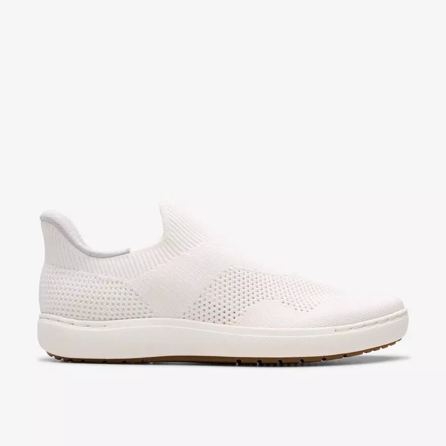 Slip-on da donna Nalle Step in maglia bianca Slip-on da donna Nalle Step in maglia bianca