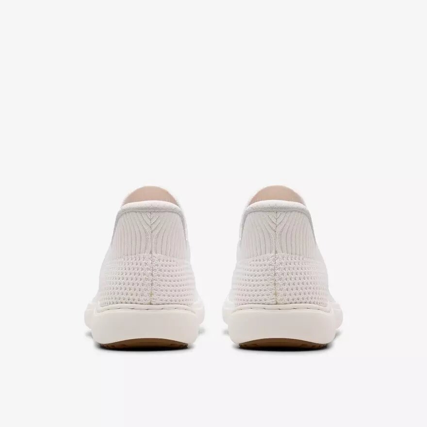 Slip-on da donna Nalle Step in maglia bianca Slip-on da donna Nalle Step in maglia bianca