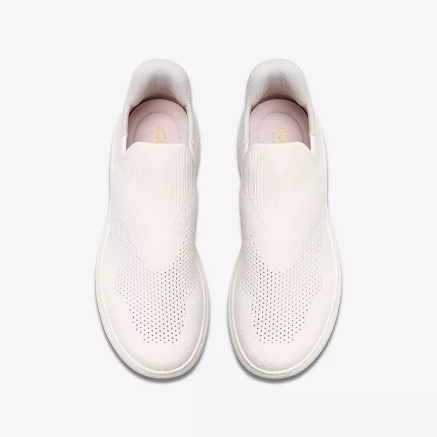 Slip-on da donna Nalle Step in maglia bianca Slip-on da donna Nalle Step in maglia bianca