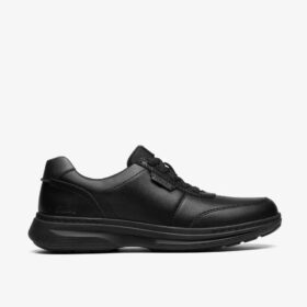 Sneaker da uomo Craftwell Lace in pelle nera | clarks