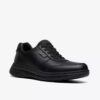 Sneaker da uomo Craftwell Lace in pelle nera | clarks