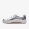 Sneakers da donna Hollyhock Walk in pelle argentata