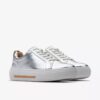 Sneakers da donna Hollyhock Walk in pelle argentata
