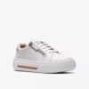 Sneakers da donna Hollyrose Zip in pelle bianca Sneakers da donna Hollyrose Zip in pelle bianca