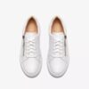 Sneakers da donna Hollyrose Zip in pelle bianca Sneakers da donna Hollyrose Zip in pelle bianca