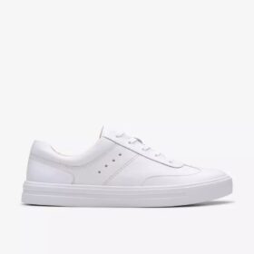 Sneakers da donna Makea Court in pelle bianca