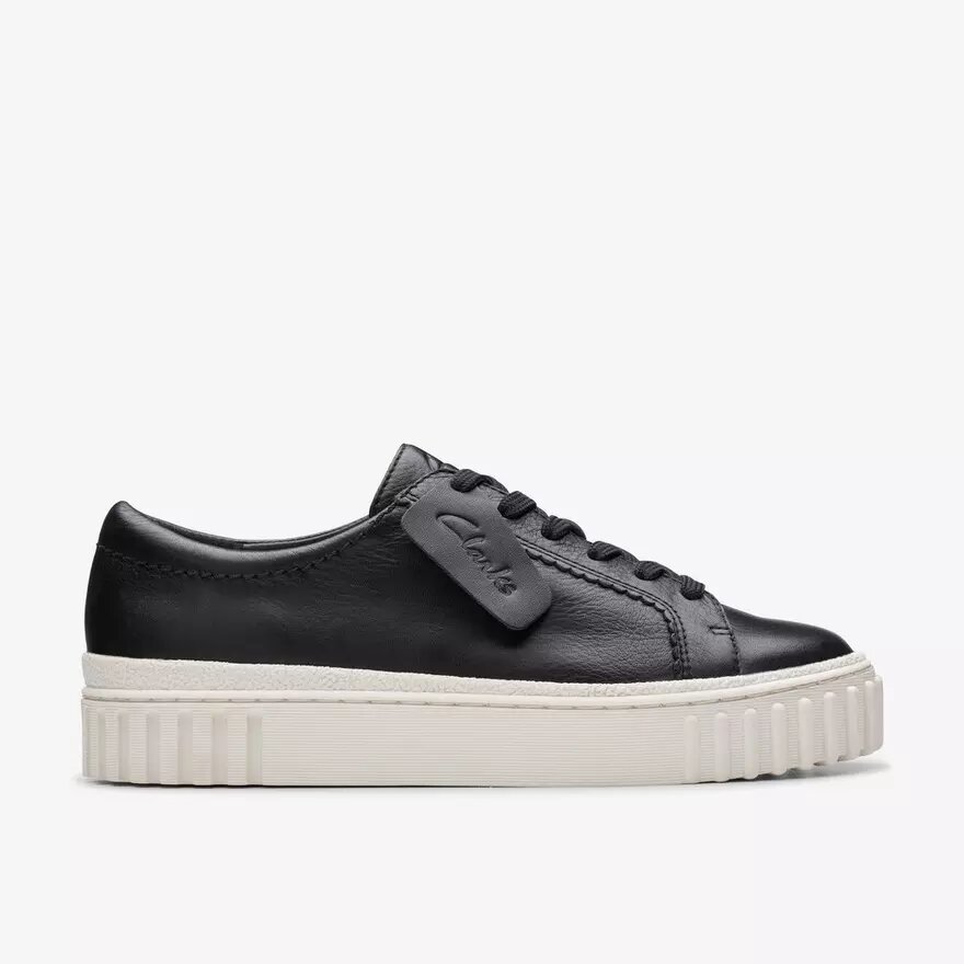 Sneakers da donna Mayhill Walk in pelle nera Sneakers da donna Mayhill Walk in pelle nera