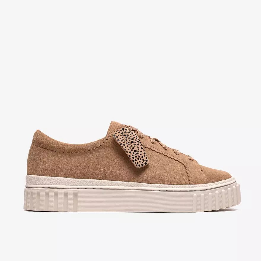 Sneakers da donna Mayhill Walk in pelle scamosciata beige Sneakers da donna Mayhill Walk in pelle scamosciata beige