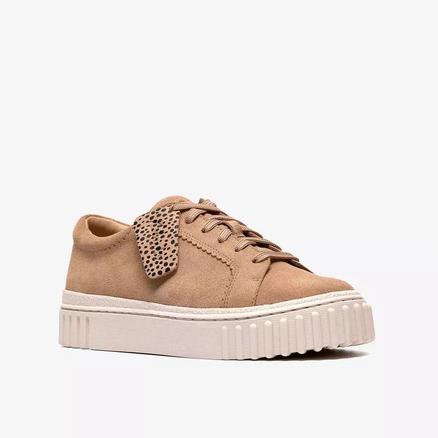Sneakers da donna Mayhill Walk in pelle scamosciata beige Sneakers da donna Mayhill Walk in pelle scamosciata beige