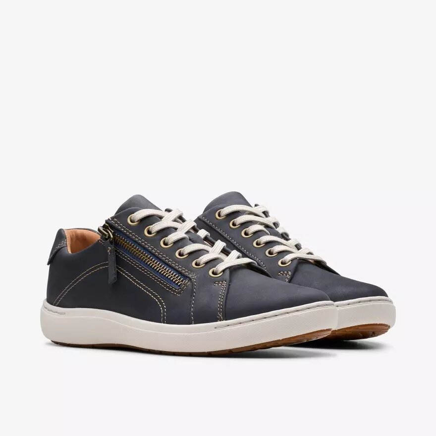 Sneakers da donna Nalle Lace in nabuk blu navy Sneakers da donna Nalle Lace in nabuk blu navy