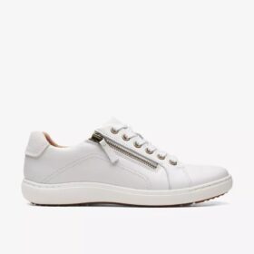 Sneakers da donna Nalle Lace in pelle bianca