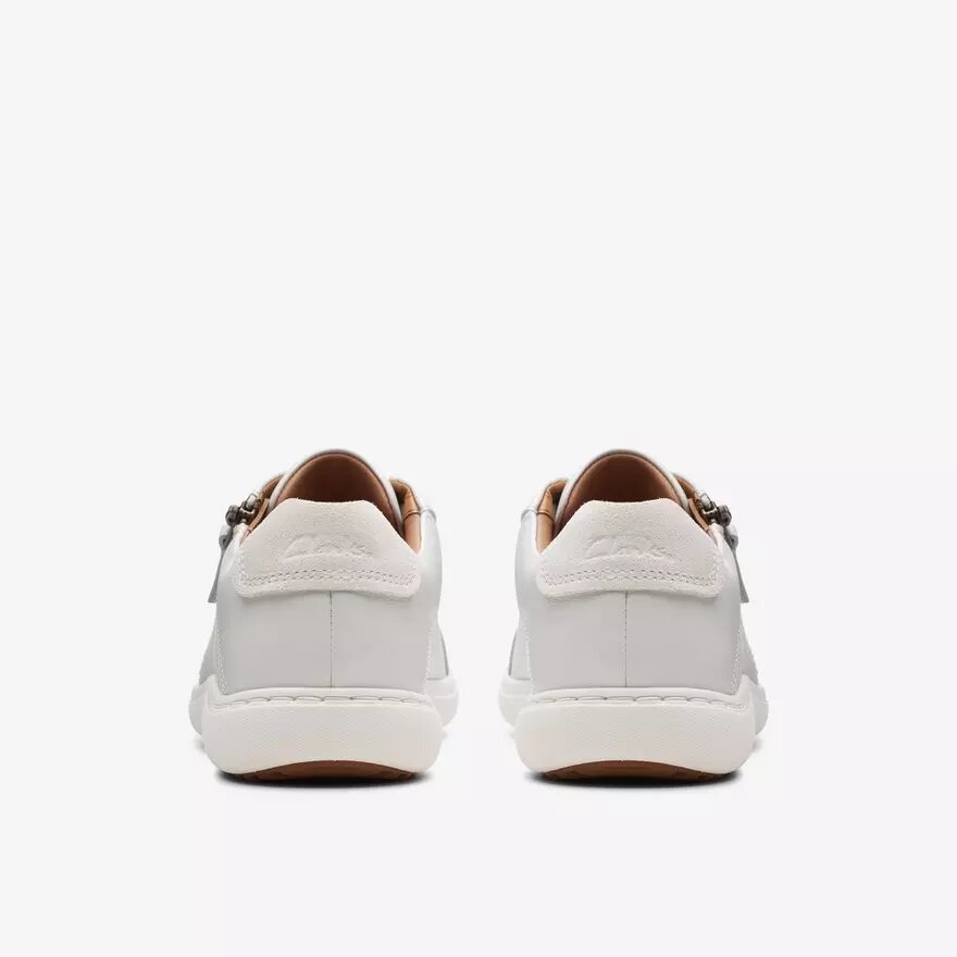 Sneakers da donna Nalle Lace in pelle bianca Sneakers da donna Nalle Lace in pelle bianca