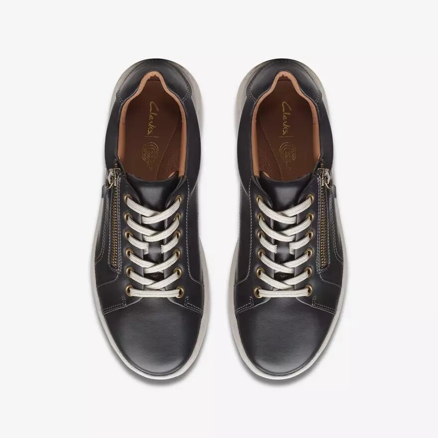 Sneakers da donna Nalle Lace in pelle nera Sneakers da donna Nalle Lace in pelle nera