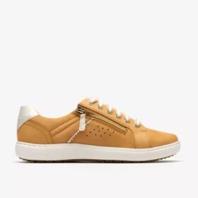 Sneakers da donna Nalle Zen in nabuk giallo