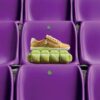 Sneakers da donna Nalle Zen in nabuk giallo