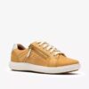 Sneakers da donna Nalle Zen in nabuk giallo