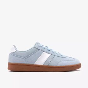 Sneakers da donna Seco Speed 2 in pelle scamosciata azzurra