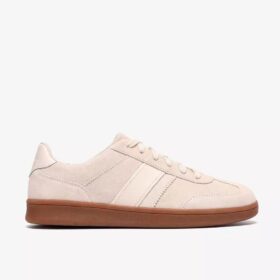 Sneakers da donna Seco Speed 2 in pelle scamosciata bianco sporco