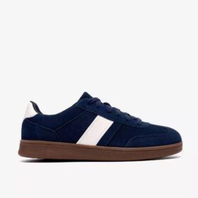 Sneakers da donna Seco Speed2 in pelle scamosciata blu navy