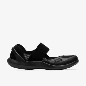 Sneakers da donna Solevana con cinturino, colore nero Sneakers da donna Solevana con cinturino, colore nero