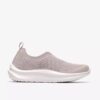 Sneakers da donna Solevana in maglia grigio chiaro Sneakers da donna Solevana in maglia grigio chiaro