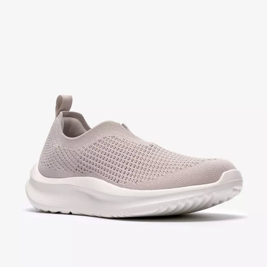 Sneakers da donna Solevana in maglia grigio chiaro Sneakers da donna Solevana in maglia grigio chiaro