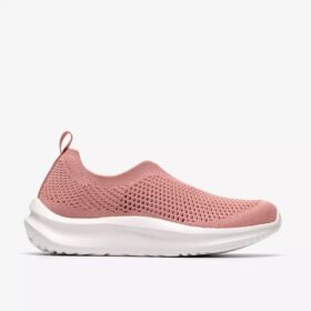 Sneakers da donna Solevana in maglia rosa polveroso Sneakers da donna Solevana in maglia rosa polveroso