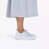 Sneakers da donna Solevana in pelle bianca