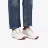 Sneakers da donna Tivoli Zip in pelle bianco sporco