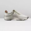 Sneakers da donna Tivoli Zip in pelle bianco sporco