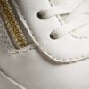 Sneakers da donna Tivoli Zip in pelle bianco sporco