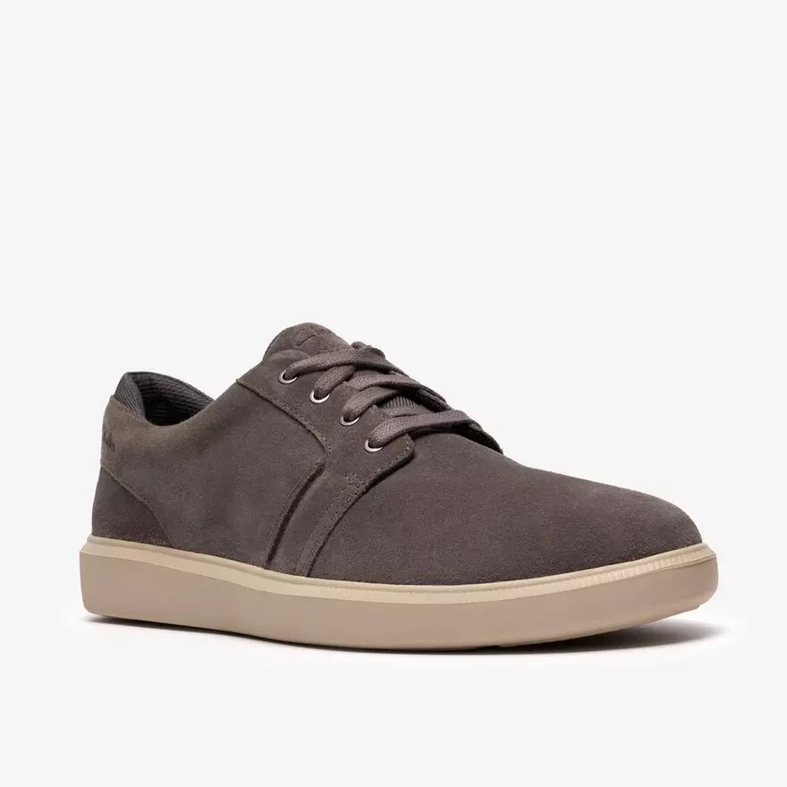 Sneakers da uomo Brodin Seam in pelle scamosciata grigia Sneakers da uomo Brodin Seam in pelle scamosciata grigia