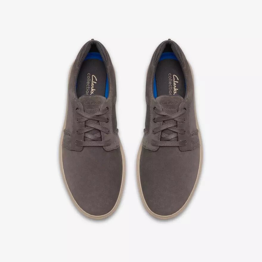 Sneakers da uomo Brodin Seam in pelle scamosciata grigia Sneakers da uomo Brodin Seam in pelle scamosciata grigia
