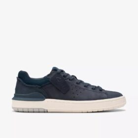 Sneakers da uomo Courtlite2 Run in nabuk blu navy