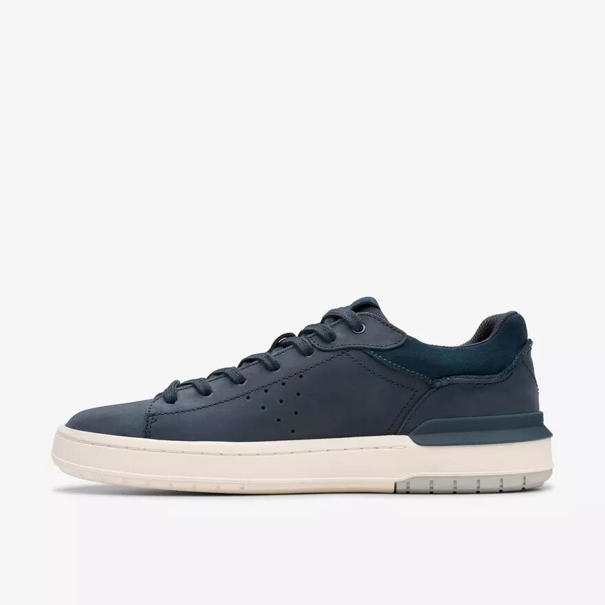 Sneakers da uomo Courtlite2 Run in nabuk blu navy Sneakers da uomo Courtlite2 Run in nabuk blu navy