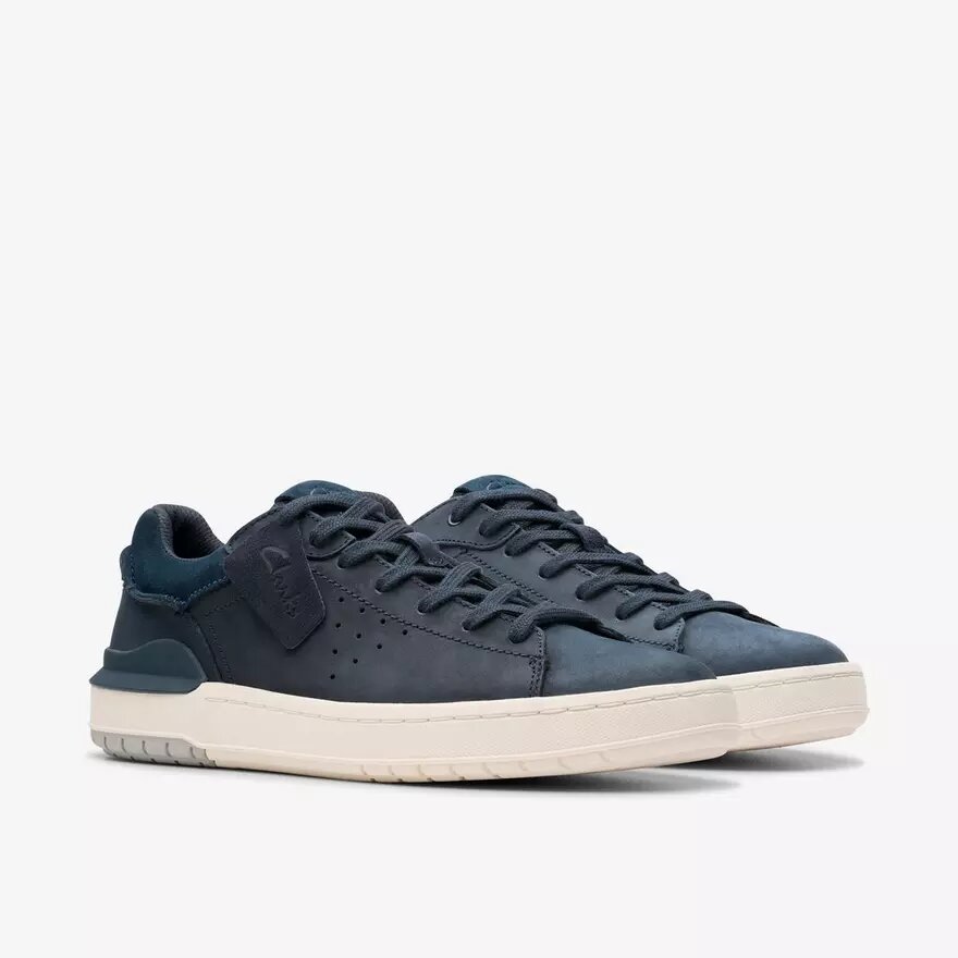 Sneakers da uomo Courtlite2 Run in nabuk blu navy Sneakers da uomo Courtlite2 Run in nabuk blu navy