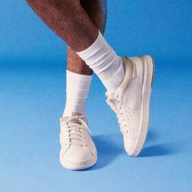 Sneakers da uomo Courtlite2 Run in pelle bianca