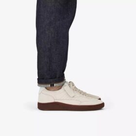 Sneakers da uomo Craft Rally Ace in pelle scamosciata bianco sporco