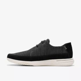 Sneakers da uomo Easeway Lace nere con combinazione di materiali