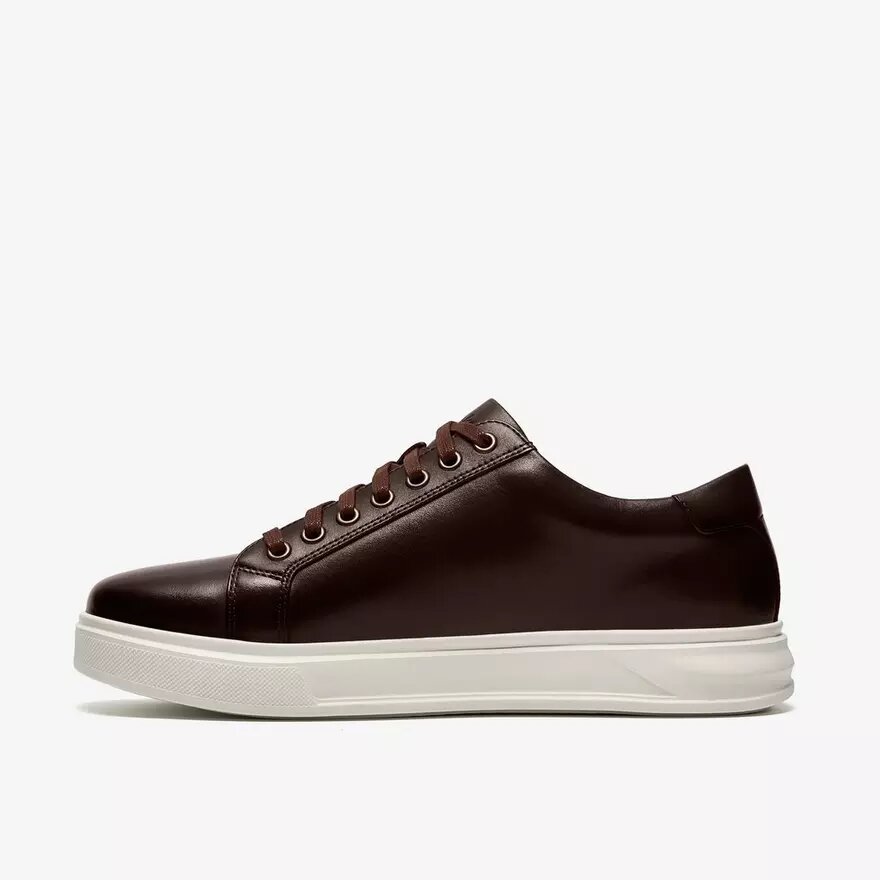 Sneakers da uomo Goswell Tie in pelle marrone Sneakers da uomo Goswell Tie in pelle marrone