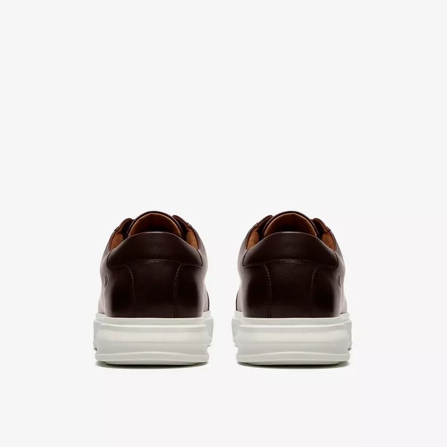 Sneakers da uomo Goswell Tie in pelle marrone Sneakers da uomo Goswell Tie in pelle marrone