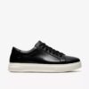 Sneakers da uomo Goswell Tie in pelle nera Sneakers da uomo Goswell Tie in pelle nera